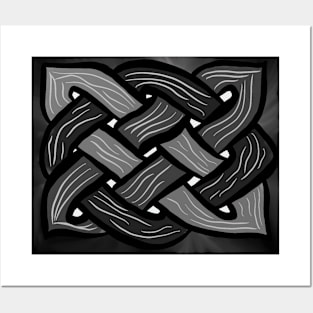 Celtic Knot - Wood Effect Posters and Art